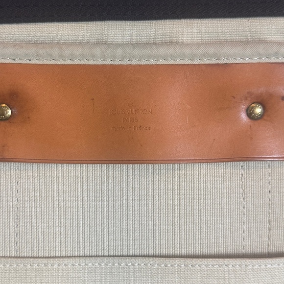 Auth. VTG Louis Vuitton Brown Travel Bag, Sirius Bag - Picture 5 of 9